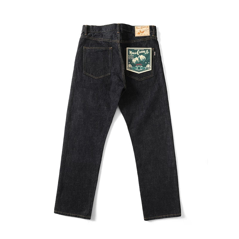 Mbbcar Retro High Waist Straight Jeans