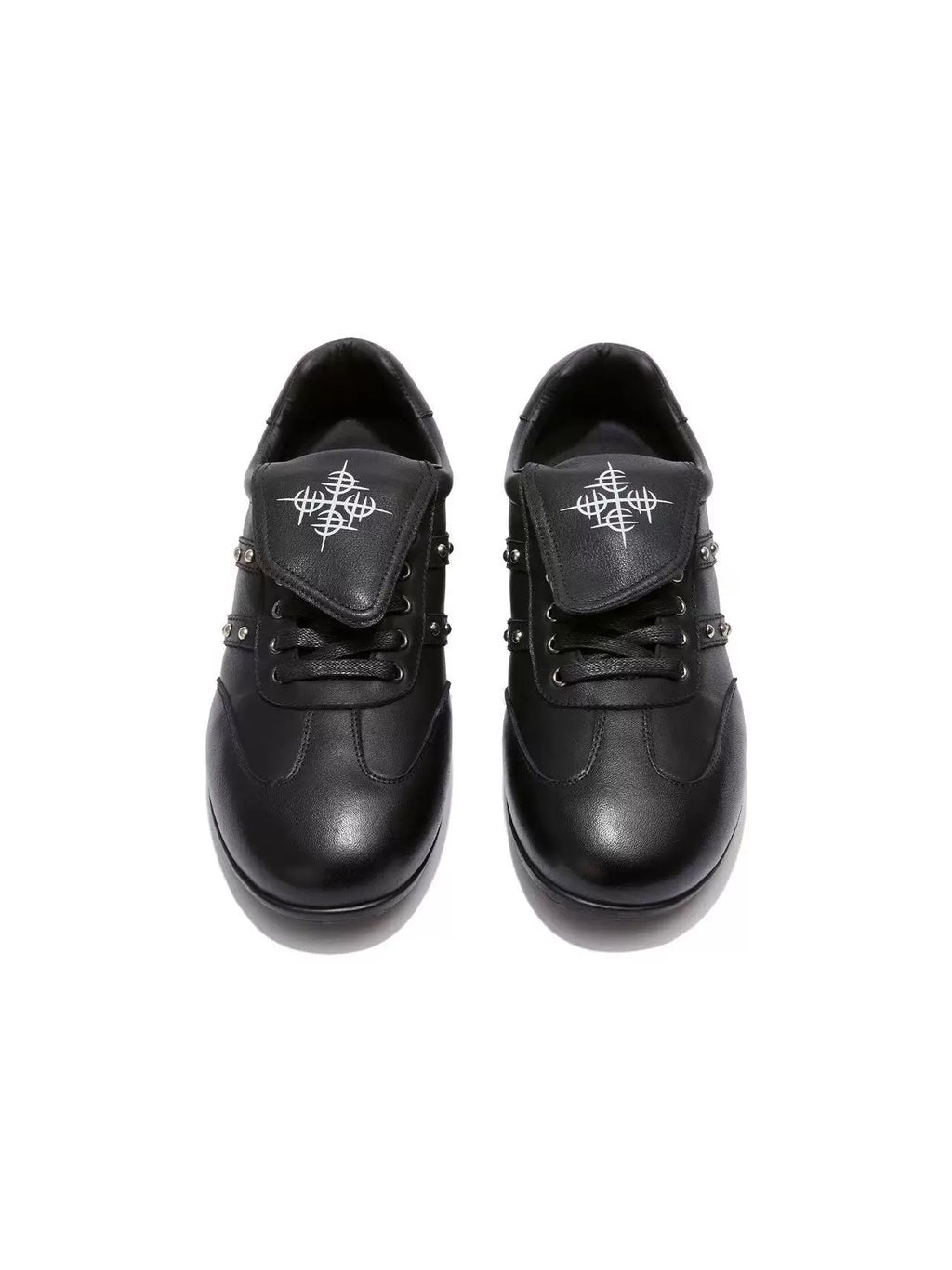 DETW Goodyear Welt Leather Cross-Pattern Rivet German Training Sneaker