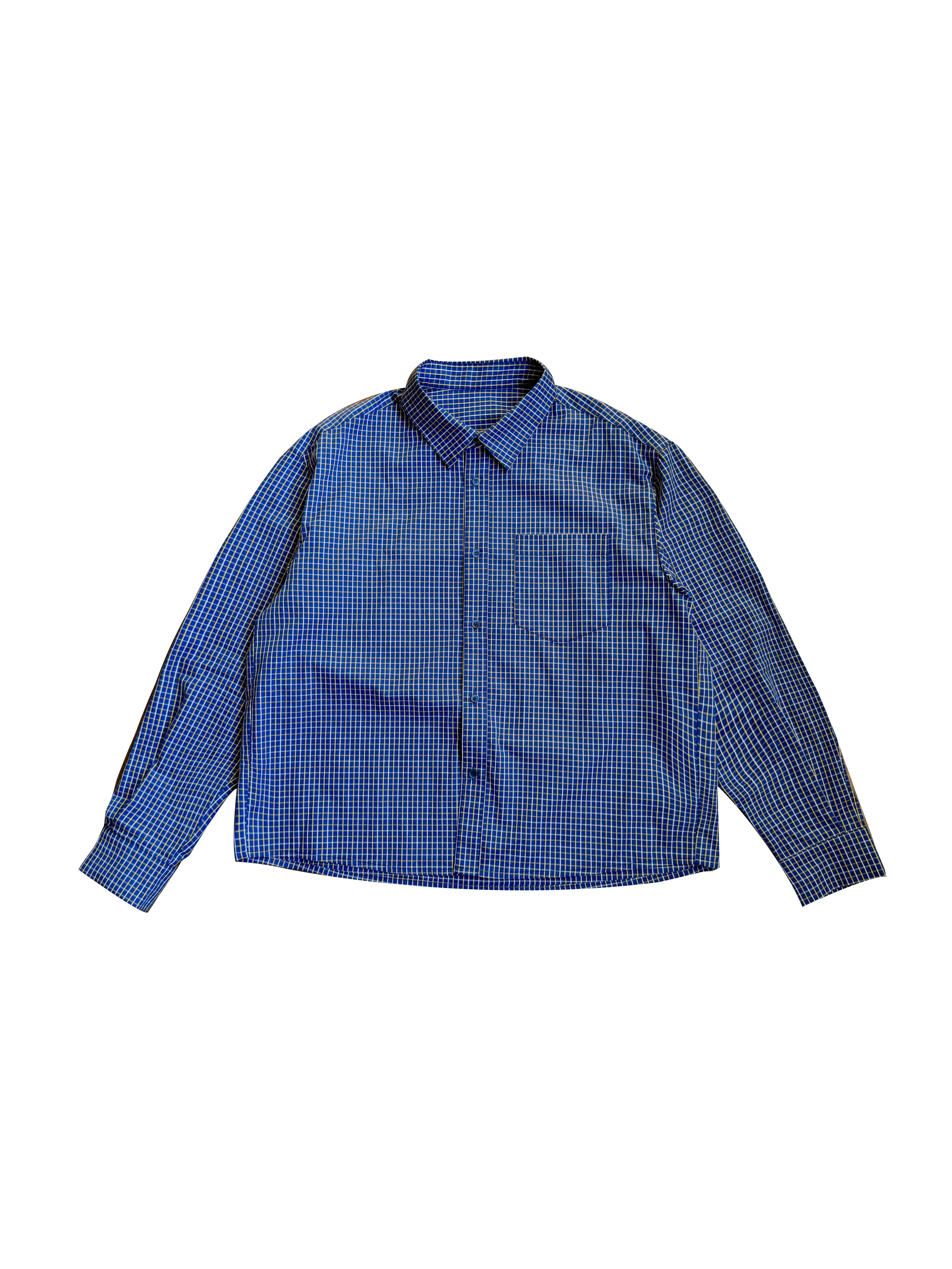 InsGale Lazy Casual Loose Checked Long Sleeve Shirt