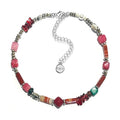 1JINN Temperament Versatile Natural Colored Stone Necklace
