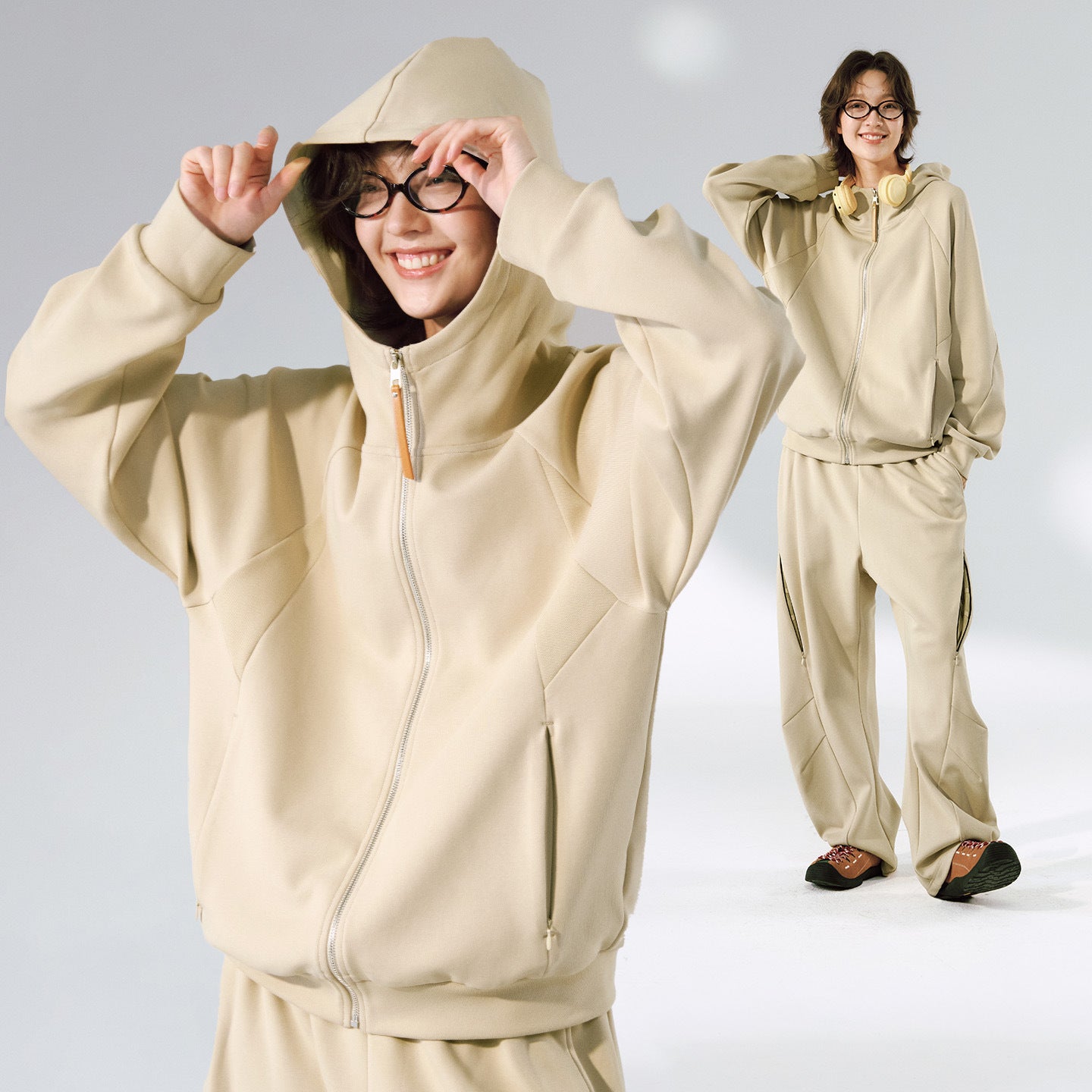 Inflation Hooded Zip Jacket