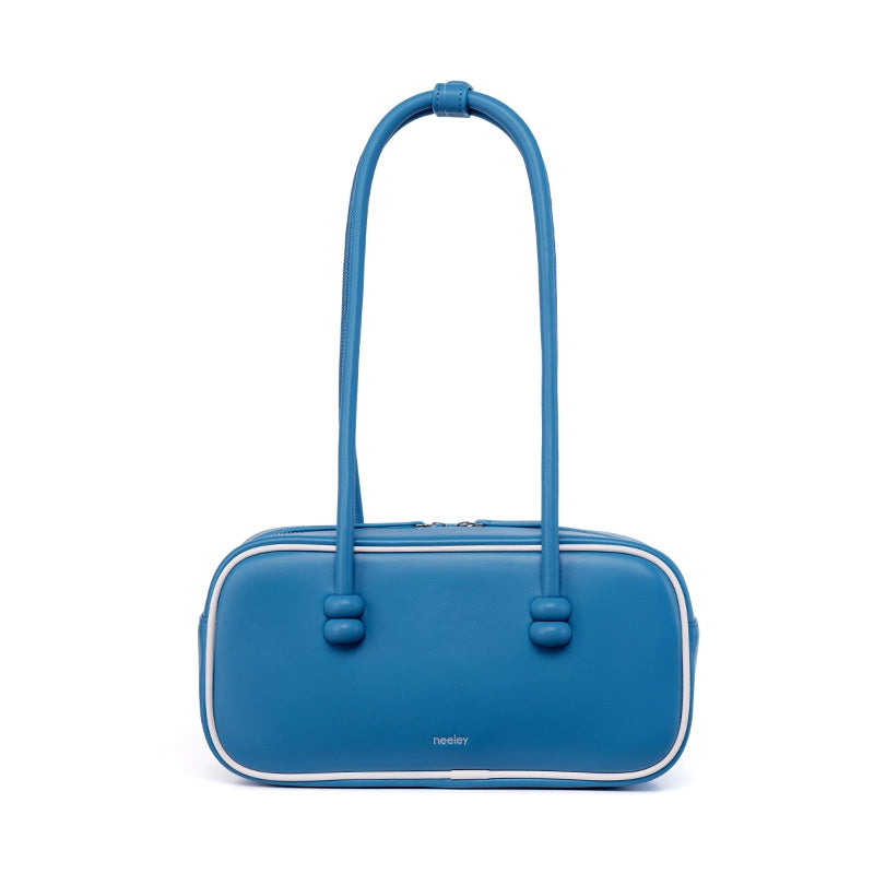 Neeley Contrast Versatile Leather Shoulder Underarm Bag