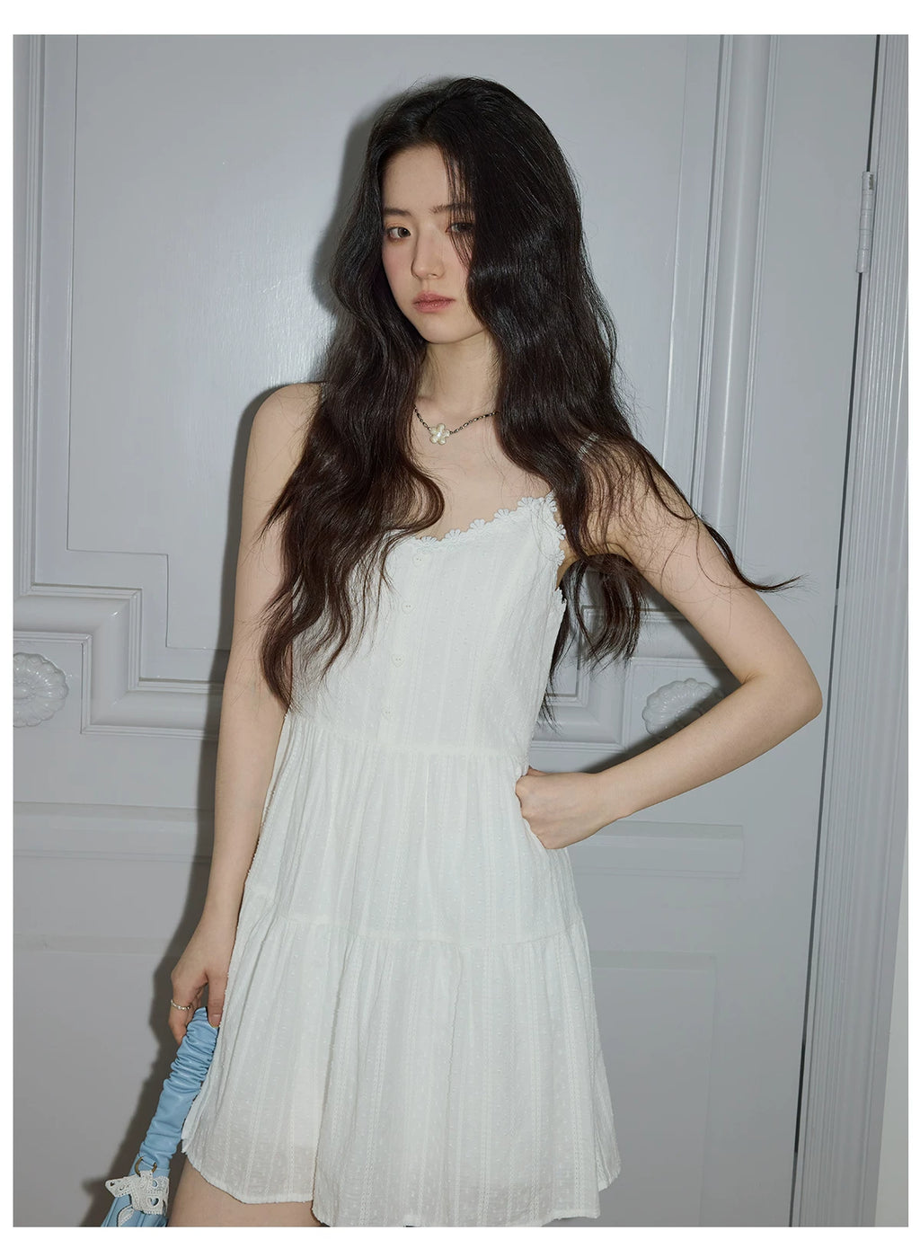 XUJING Waist Thin Suspender Dress