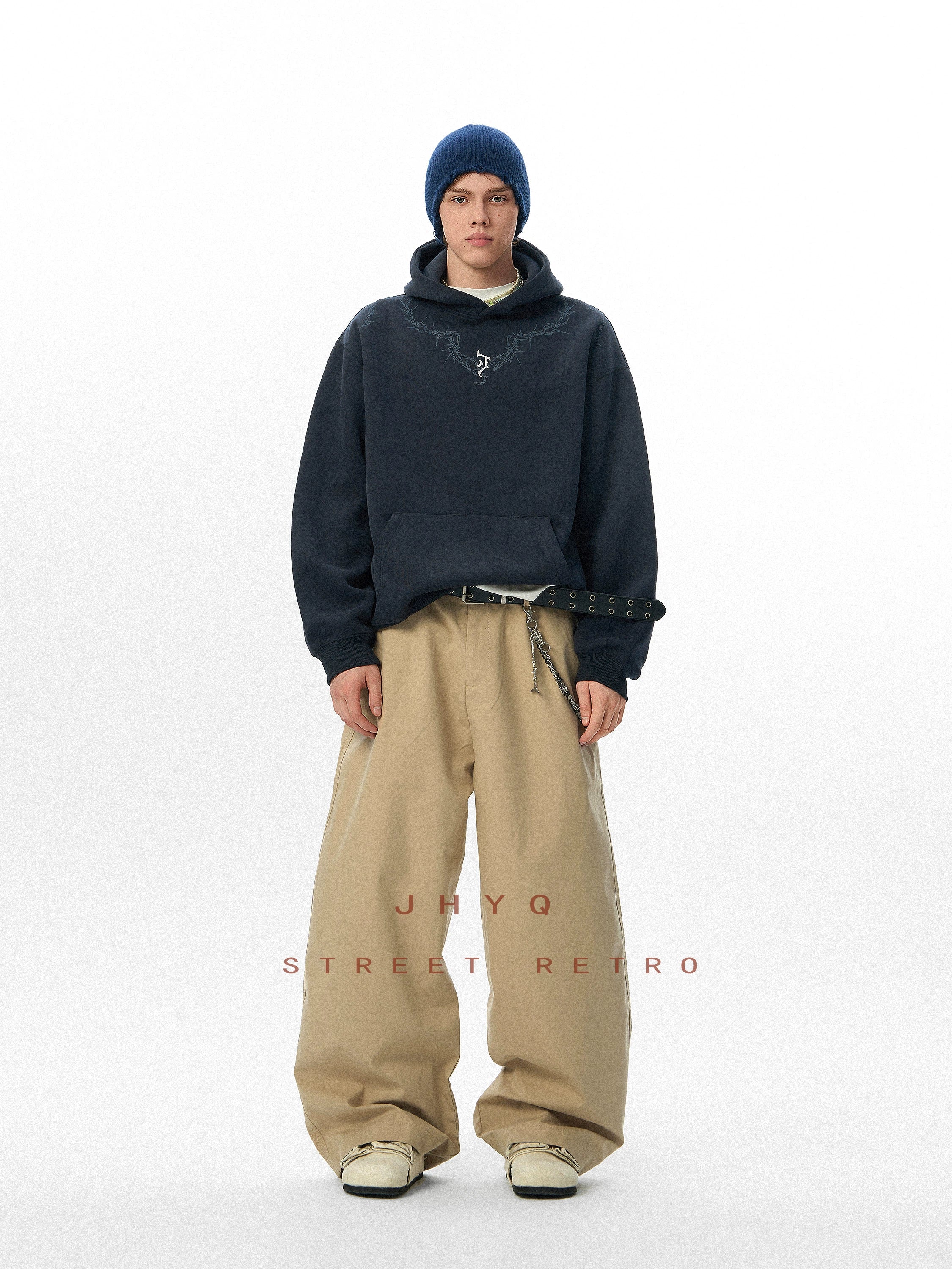 JHYQ Thorn Print Hoodie