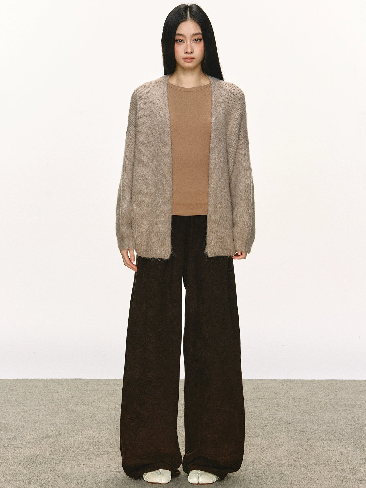 Anna Aneae Slack Lazy Loose Sweater Jacket