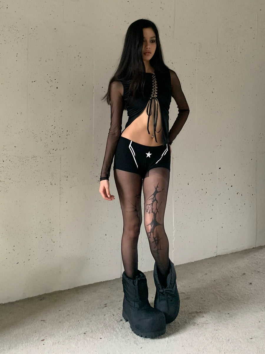 DND4DES Star Print Leggings Safety Pants