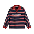 Loopsoon Vintage Striped Contrasting Polo Shirt