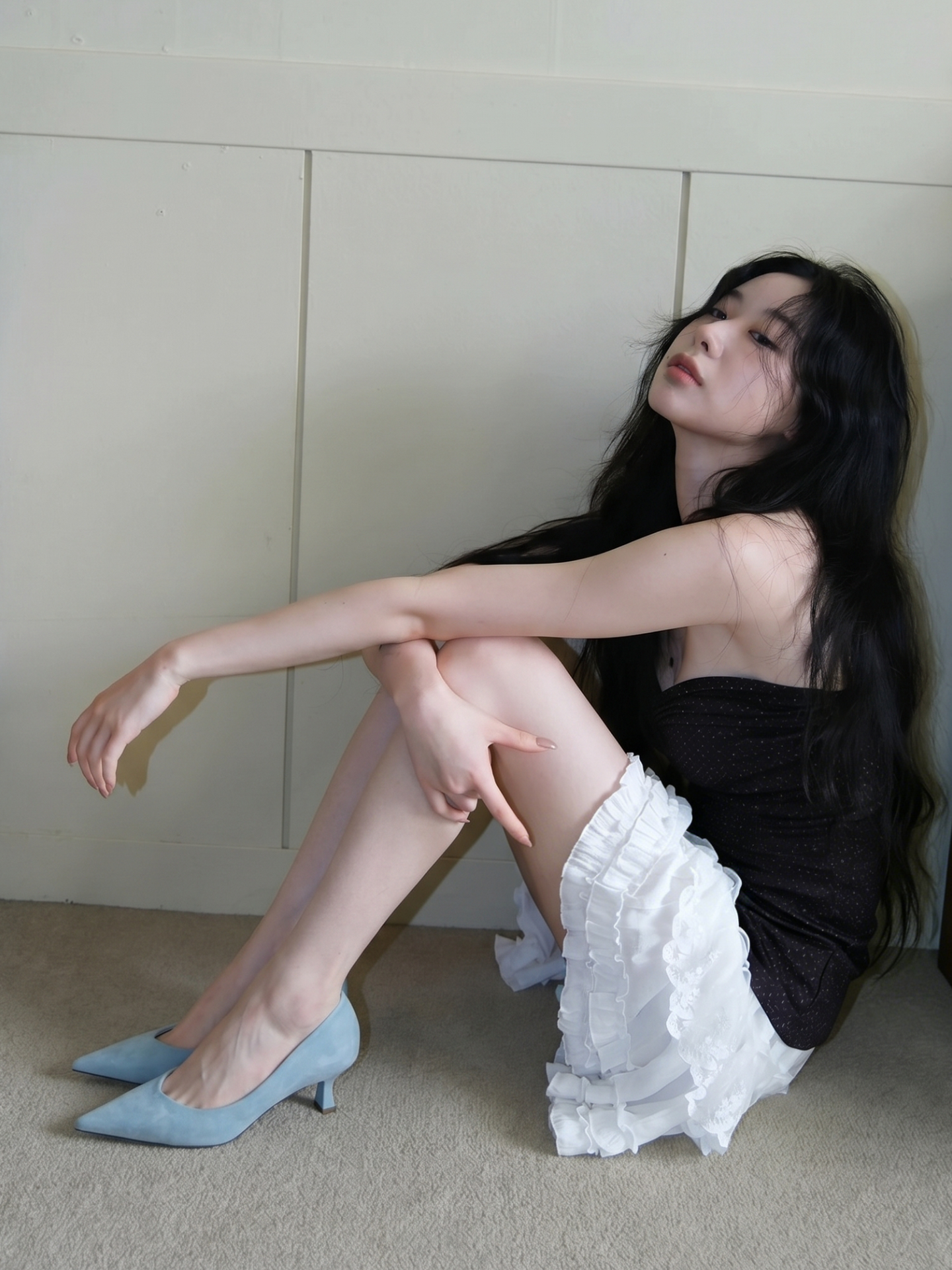 Mooreyu Suede Pointed Stilettos