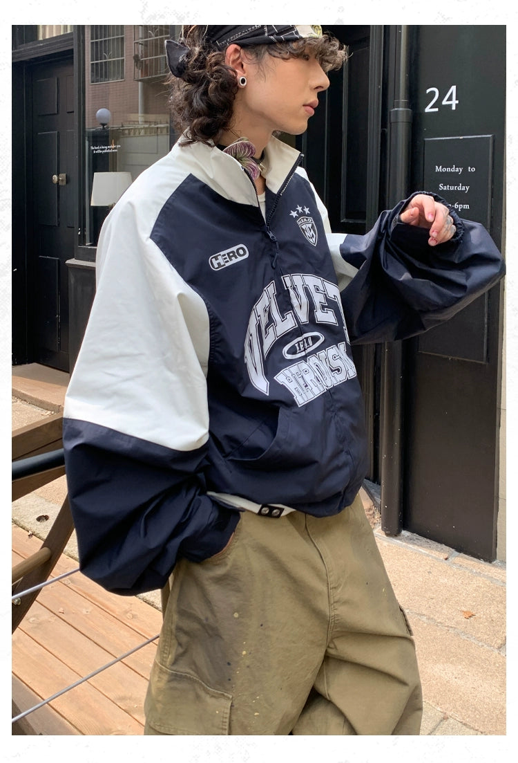 POH Stitched Short Flight Sports Zip Jacket