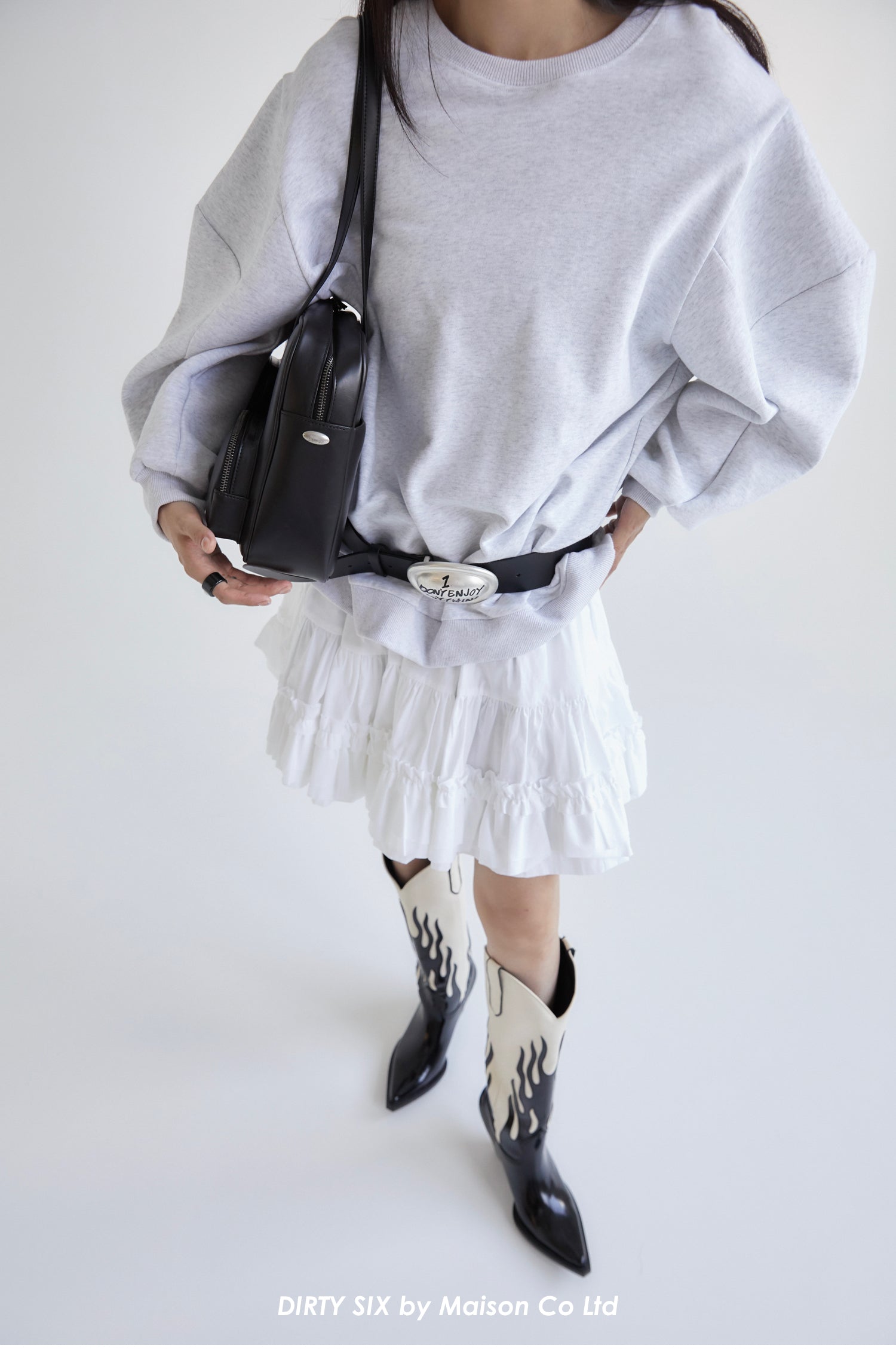 DirtySix Pierre Cow Split Leather Toast Bag