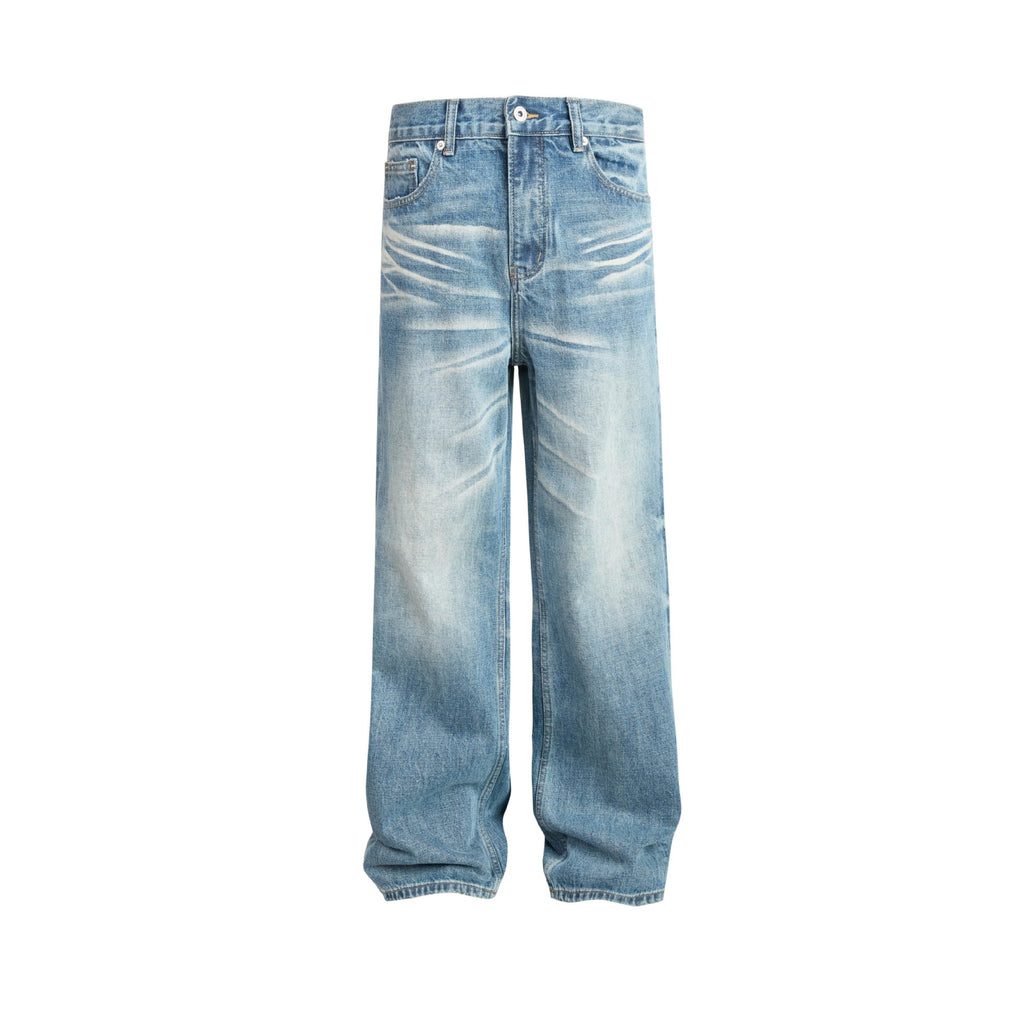 MADEEXTREME Straight Versatile Loose Jeans
