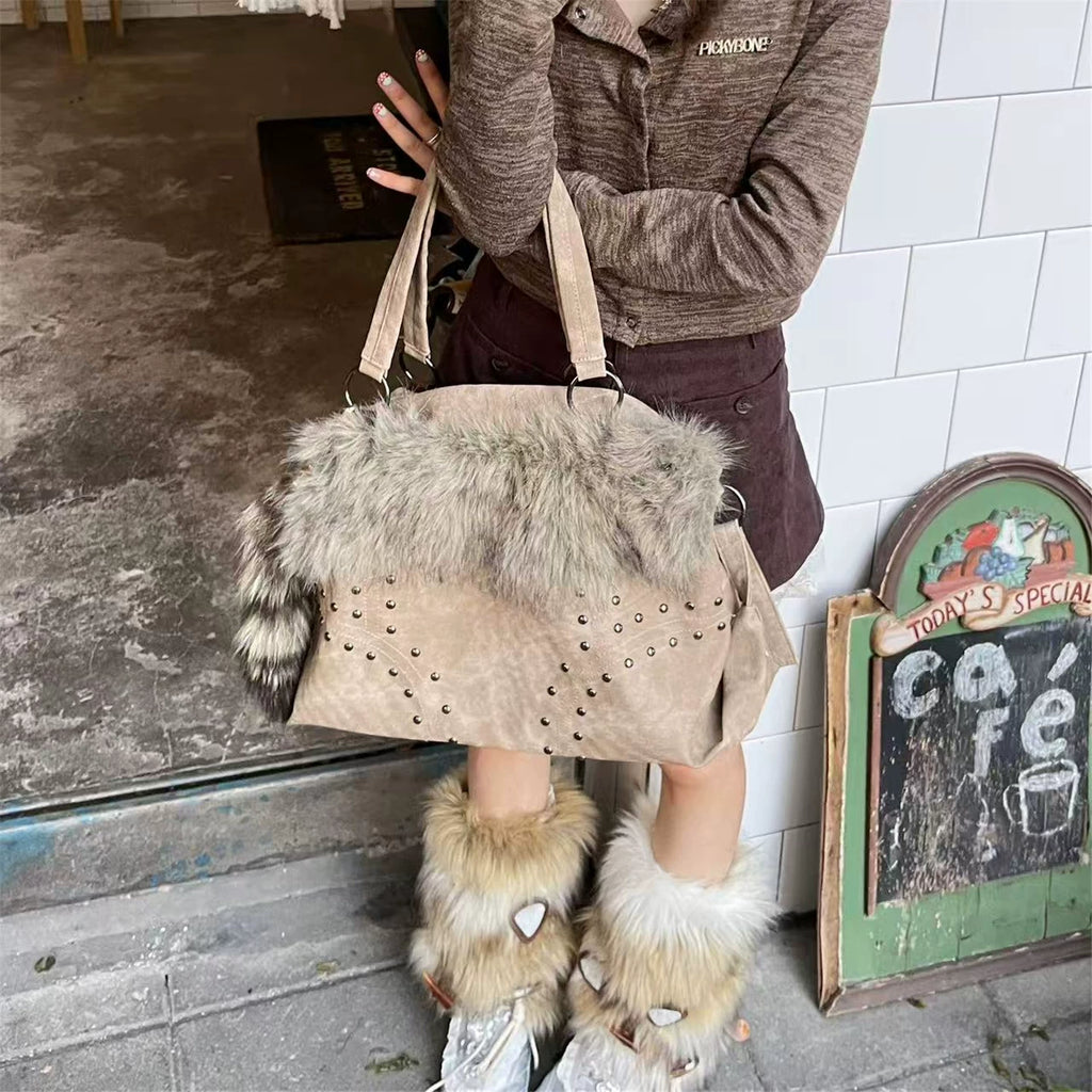 Hottie Niche Plush Versatile Tote Bag