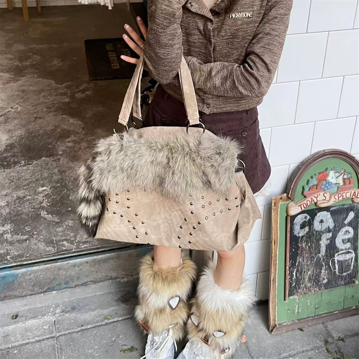Hottie Niche Plush Versatile Tote Bag