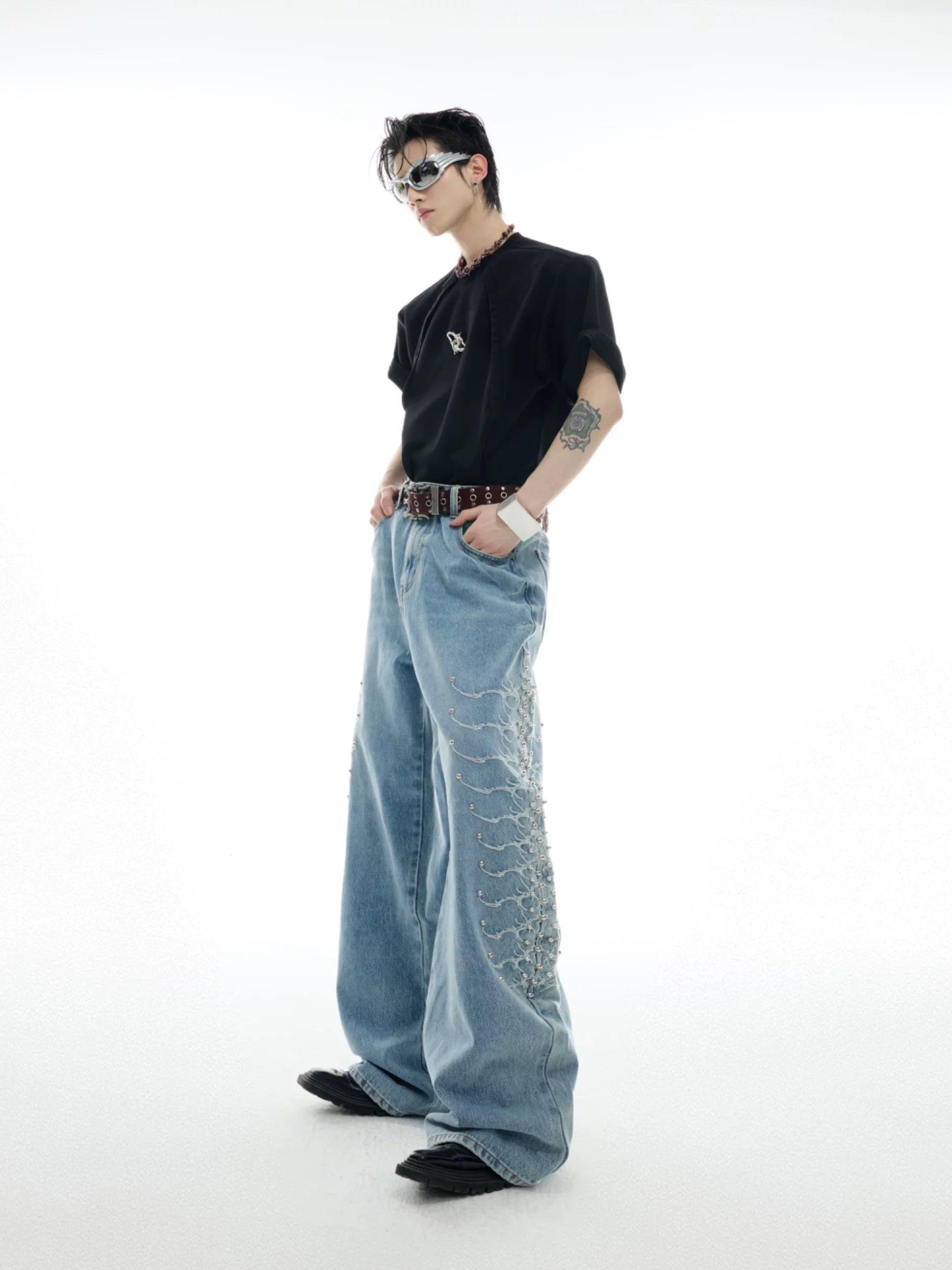 ArguECulturE Vintage Metal Spike Jeans