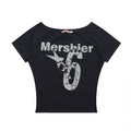 Nariele Letter Print Fashion Ins Tee