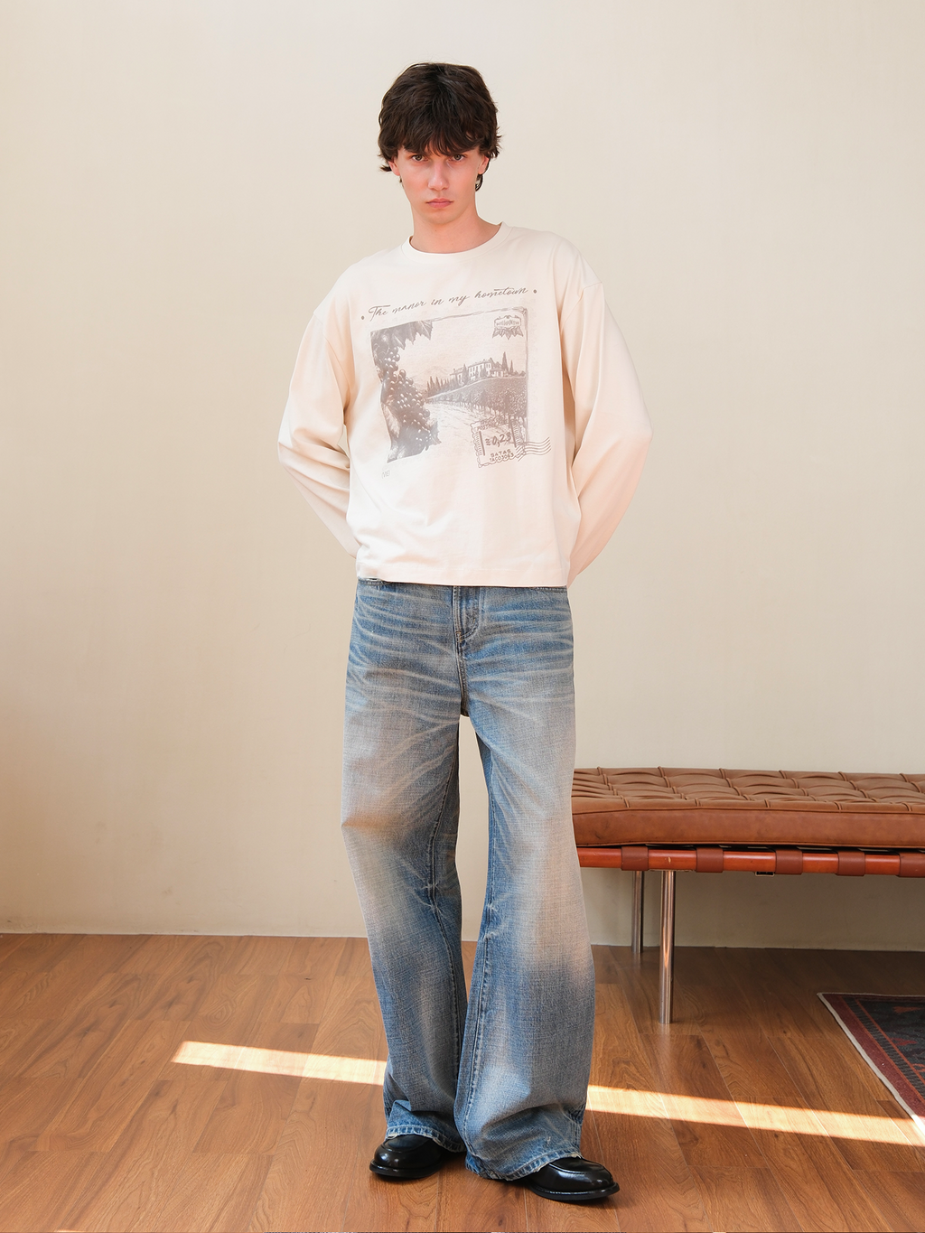Set for Life Single Seam Short Wide Print Long Sleeve