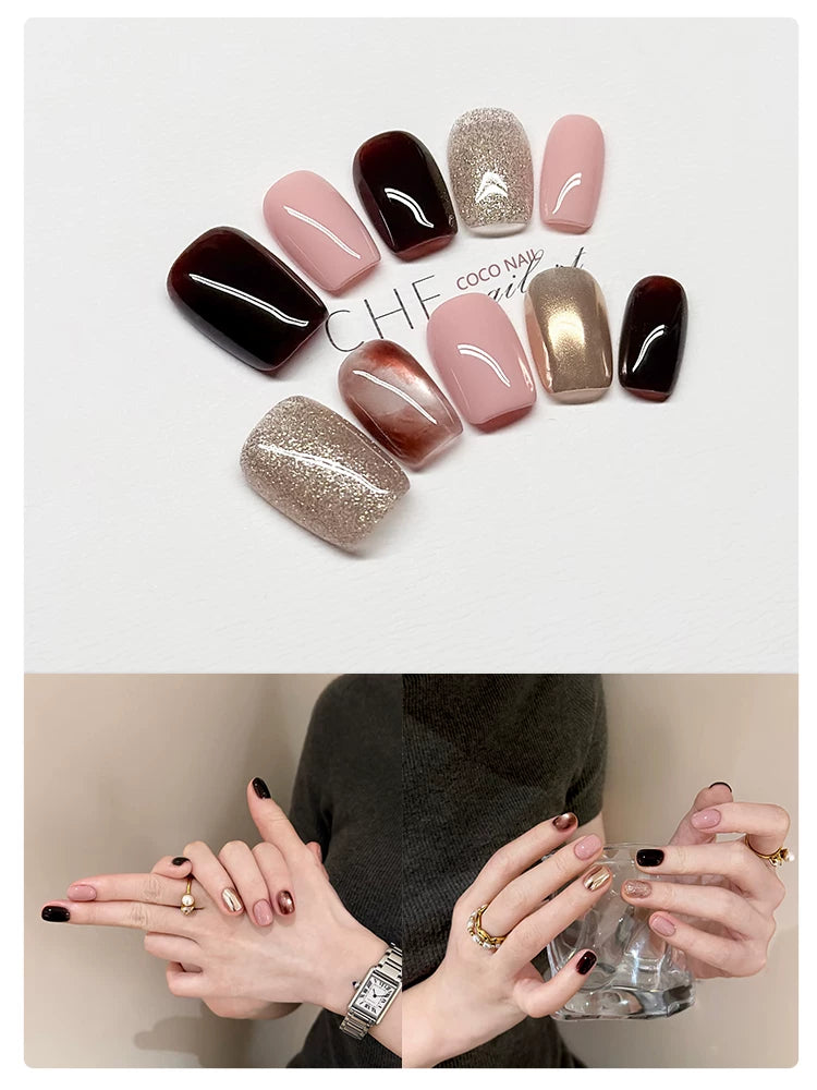 CoCo Light Luxury Premium Handmade Nail Art Wear Nail Art