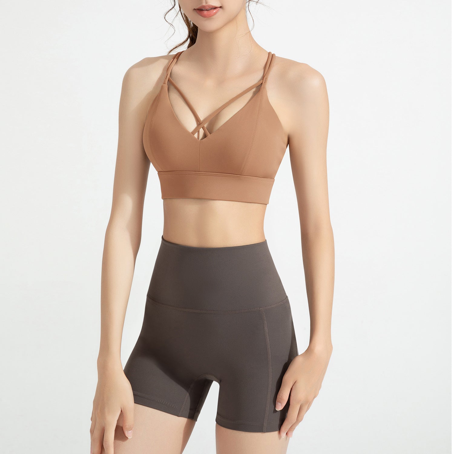 Athena Lulu Gather Yoga Bra Tank Top