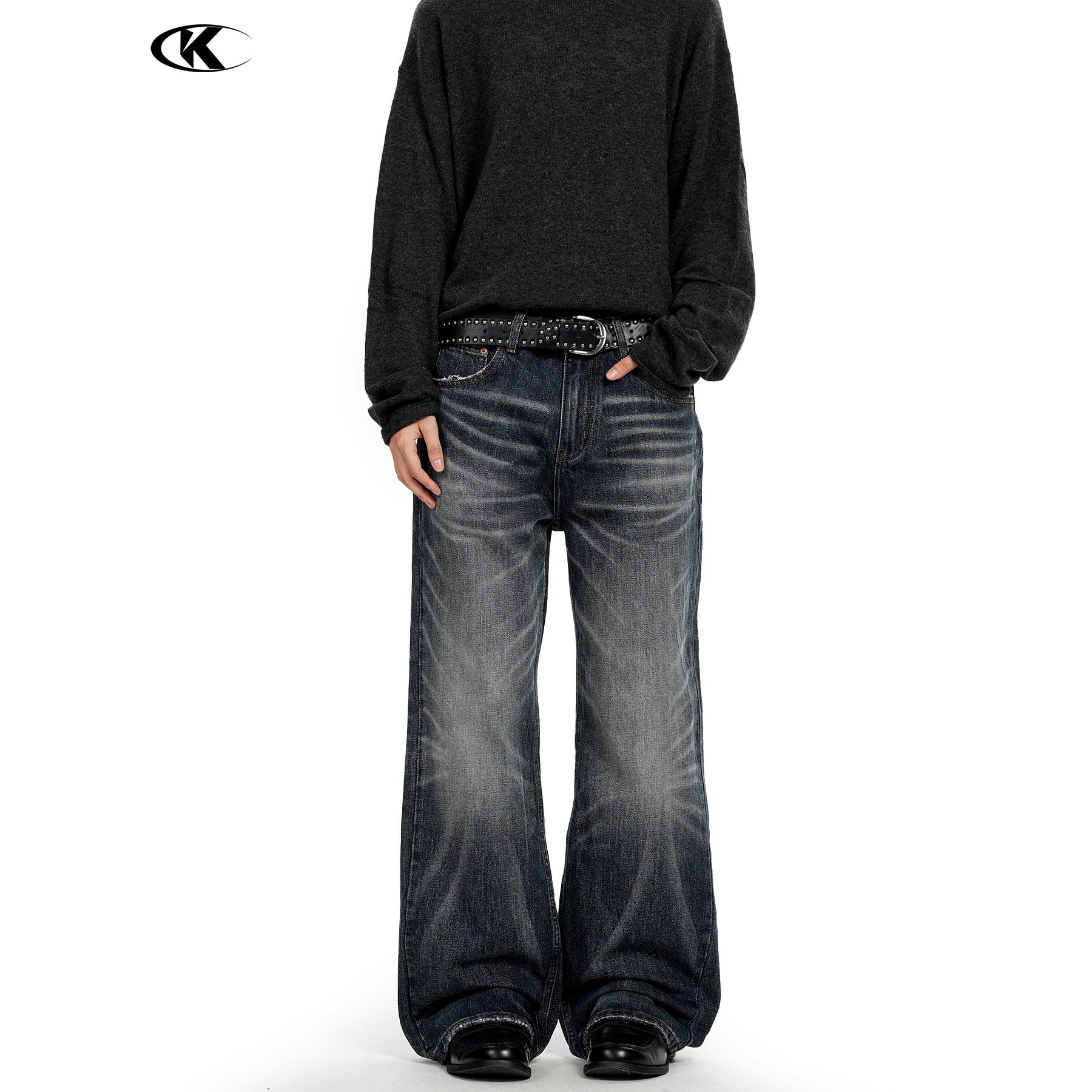 11KN Retro Ripped Jeans