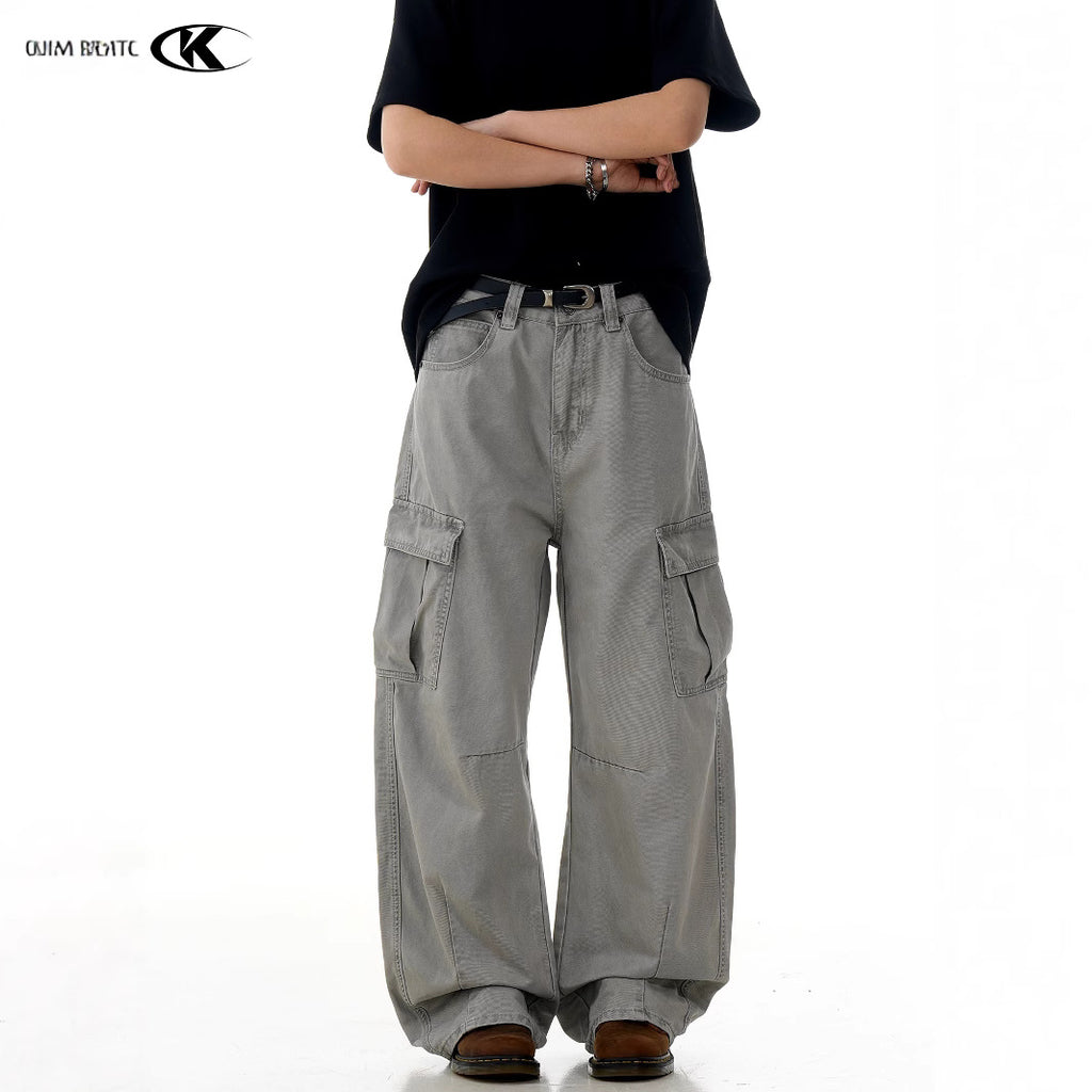11KN Retro Straight Loose Casual Pants