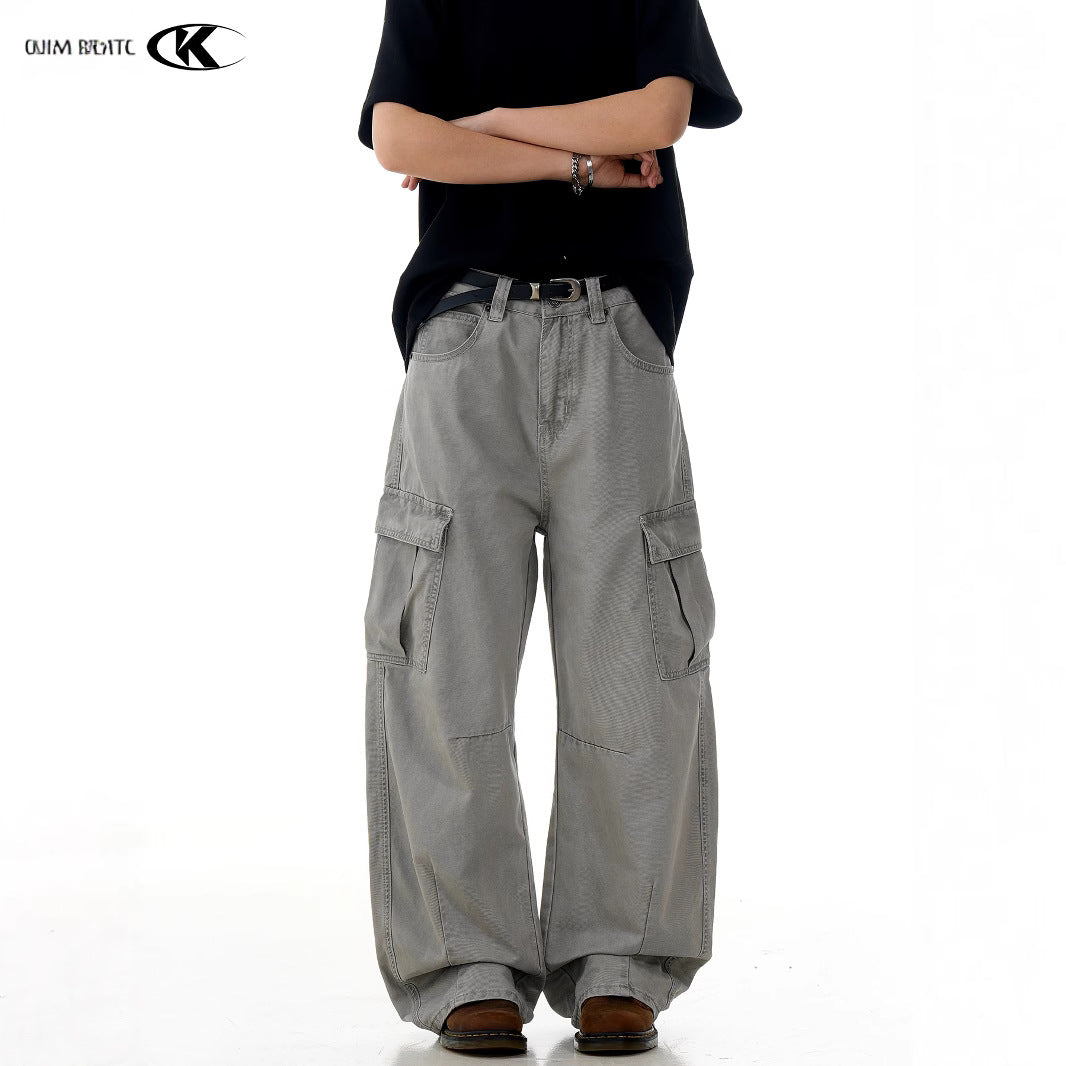 11KN Retro Straight Loose Casual Pants