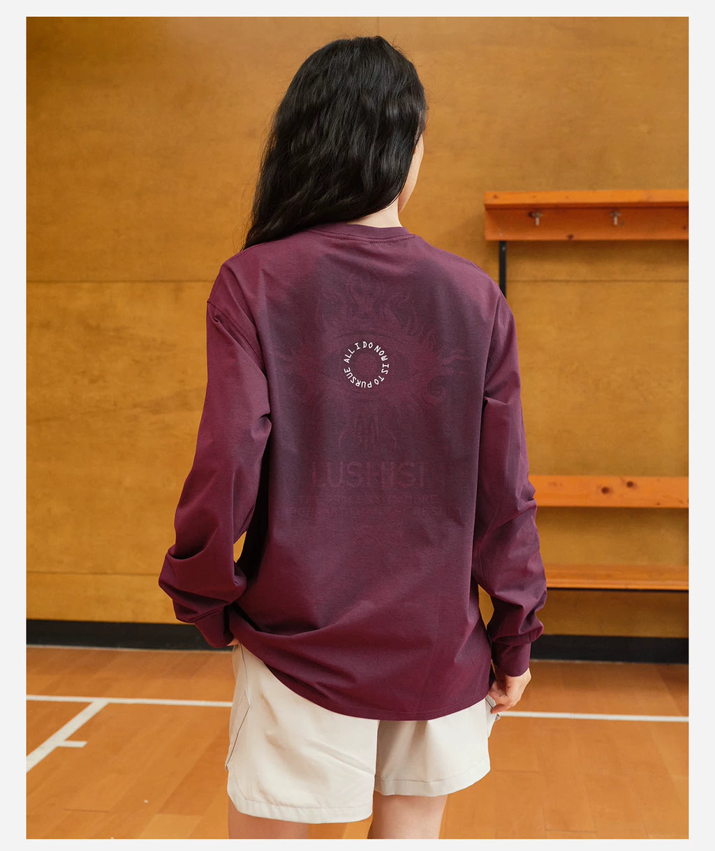 LUSHISI Cool and Comfortable Sports Quick-drying Casual Long Sleeves