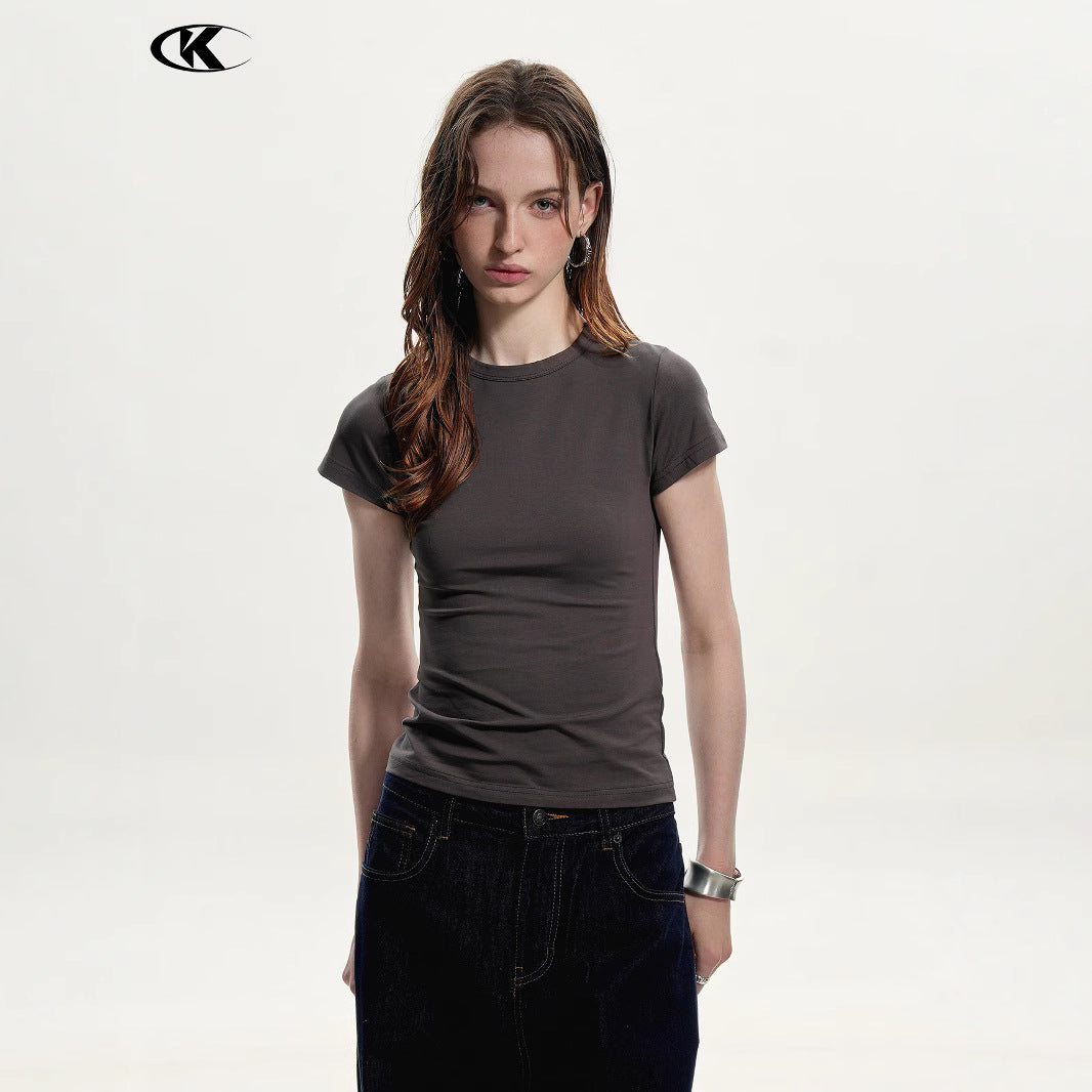11KN Thin Advanced Sense Casual Anti-wrinkle Versatile Slim Tee