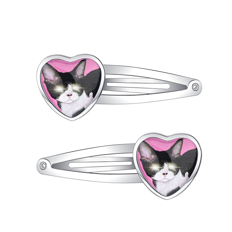 1JINN Cat Dog Love Hairpin
