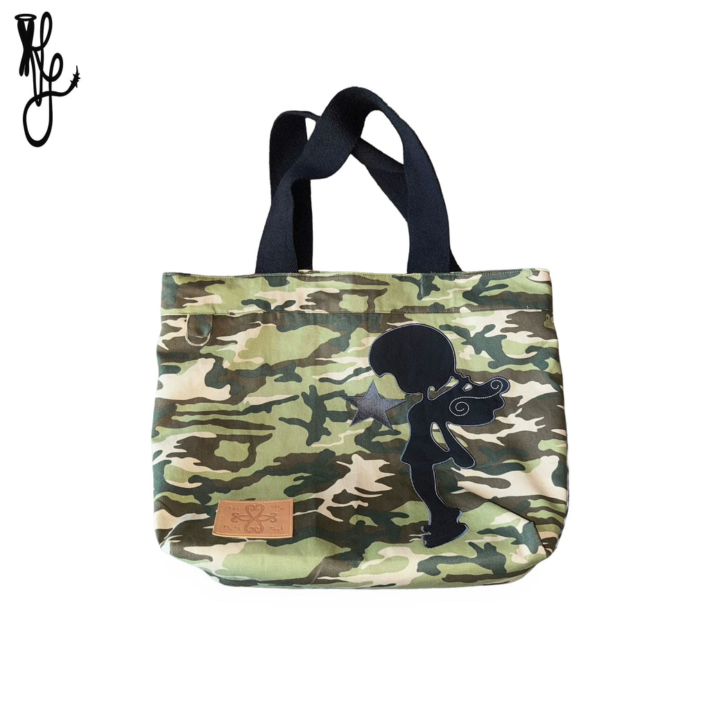 TheNewYouthPark Camouflage Large Shoulder Bag