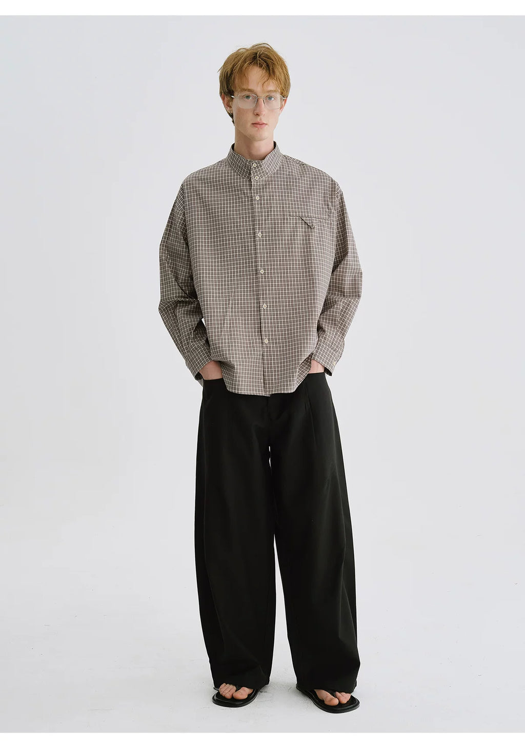 LIVINGTOWN Casual Versatile Loose Straight Pants