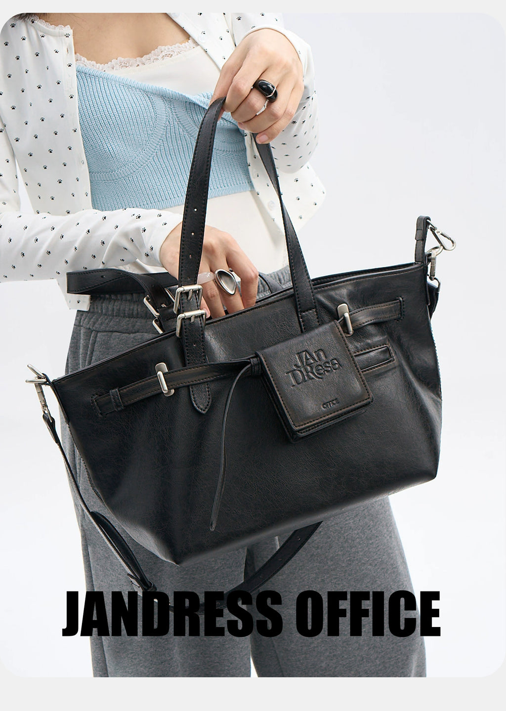 JANDRESS Large Capacity Messenger Bag