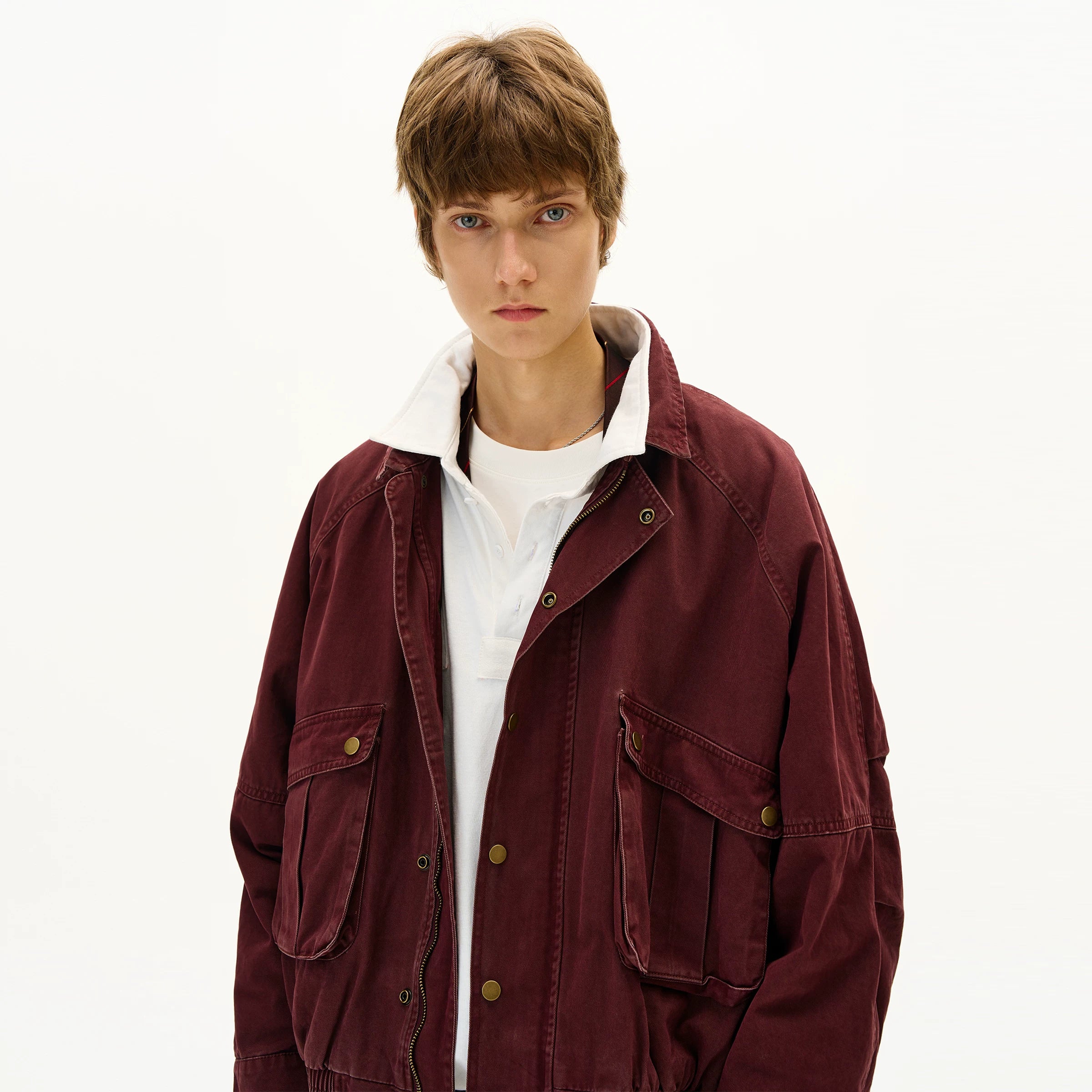 MADWITCH Vintage Distressed Deconstructed Tooling Jacket