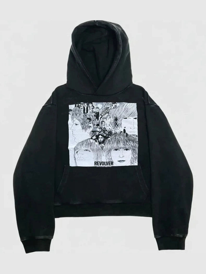 MELANIN Vintage Vintage Japanese Street Hooded Sweater