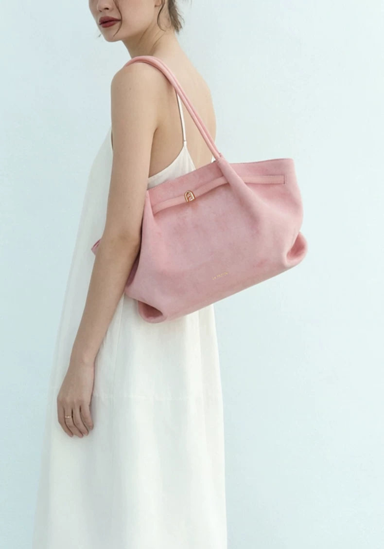 La Festin Suede Large Capacity Tote Bag