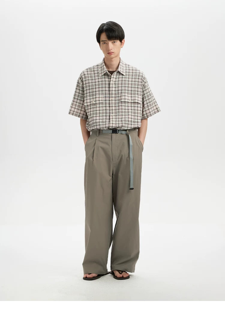 BUTTBILL Anti-wrinkle Simple and Versatile Sports Trousers