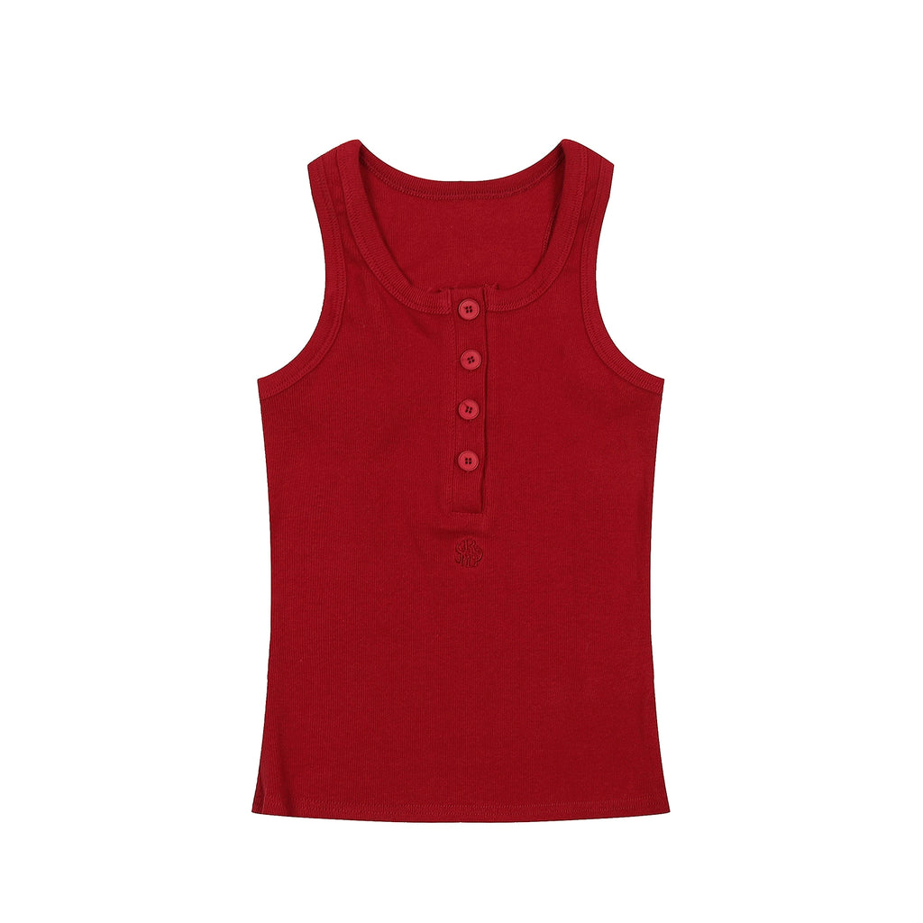 MICHINNYON Casual Sleeveless Slim-fit I-shaped Vest