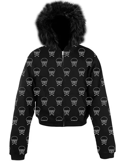 PAIKI Full of Headphones Skull Sweater