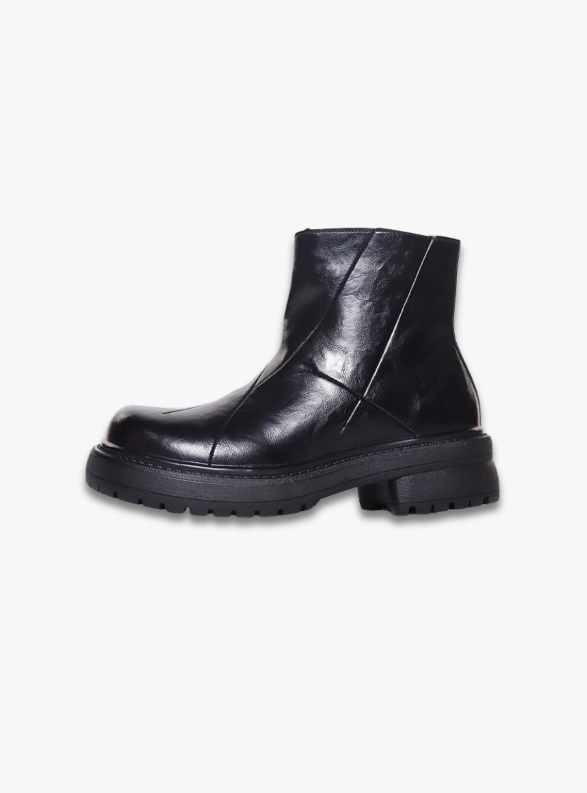 (Clearance) SHENLV STUDIO Height-increasing Thick-soled Upturned Martin Boots Leather Shoes