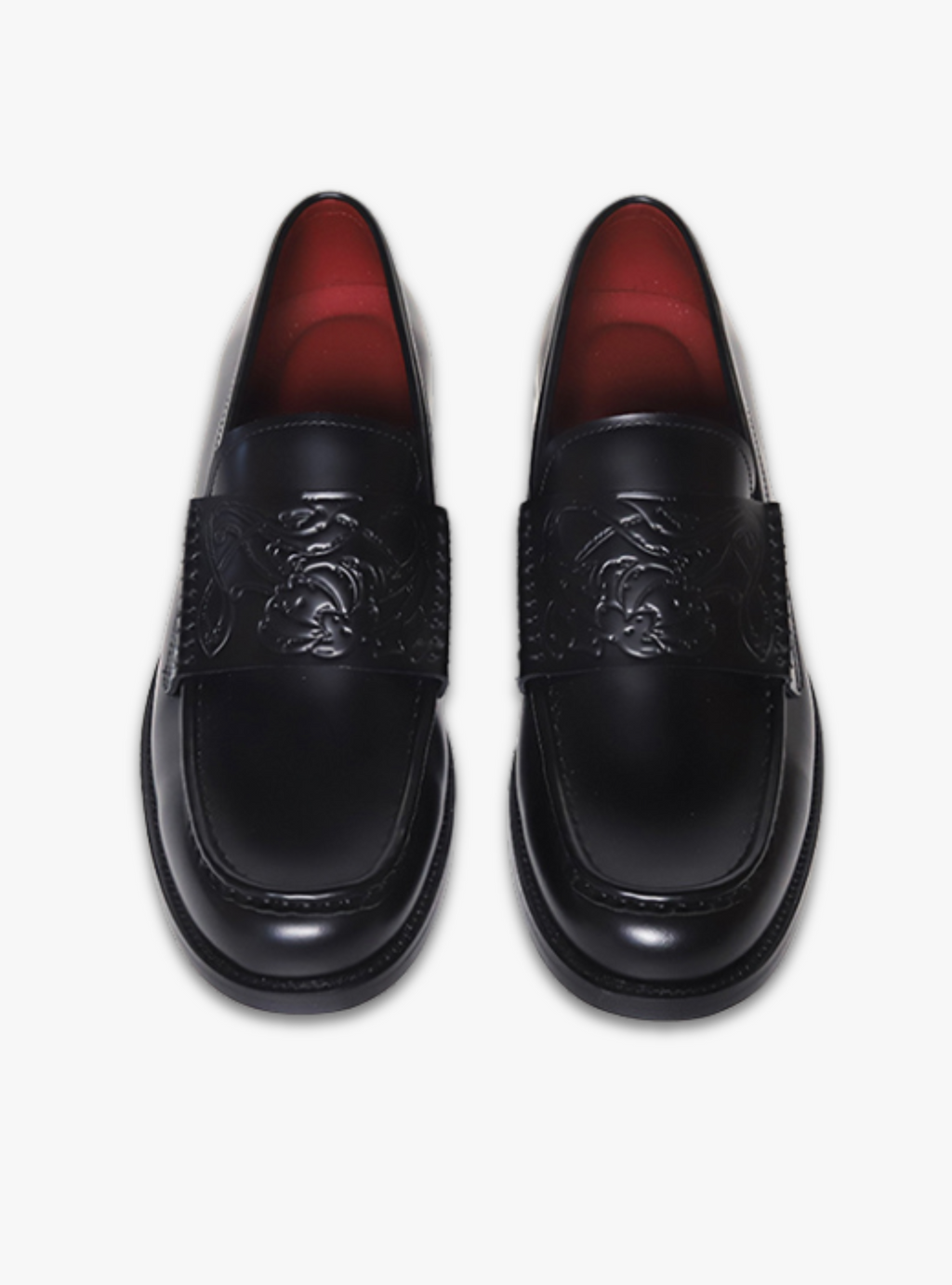 SHENLV STUDIO Vampire embossed cowhide loafers