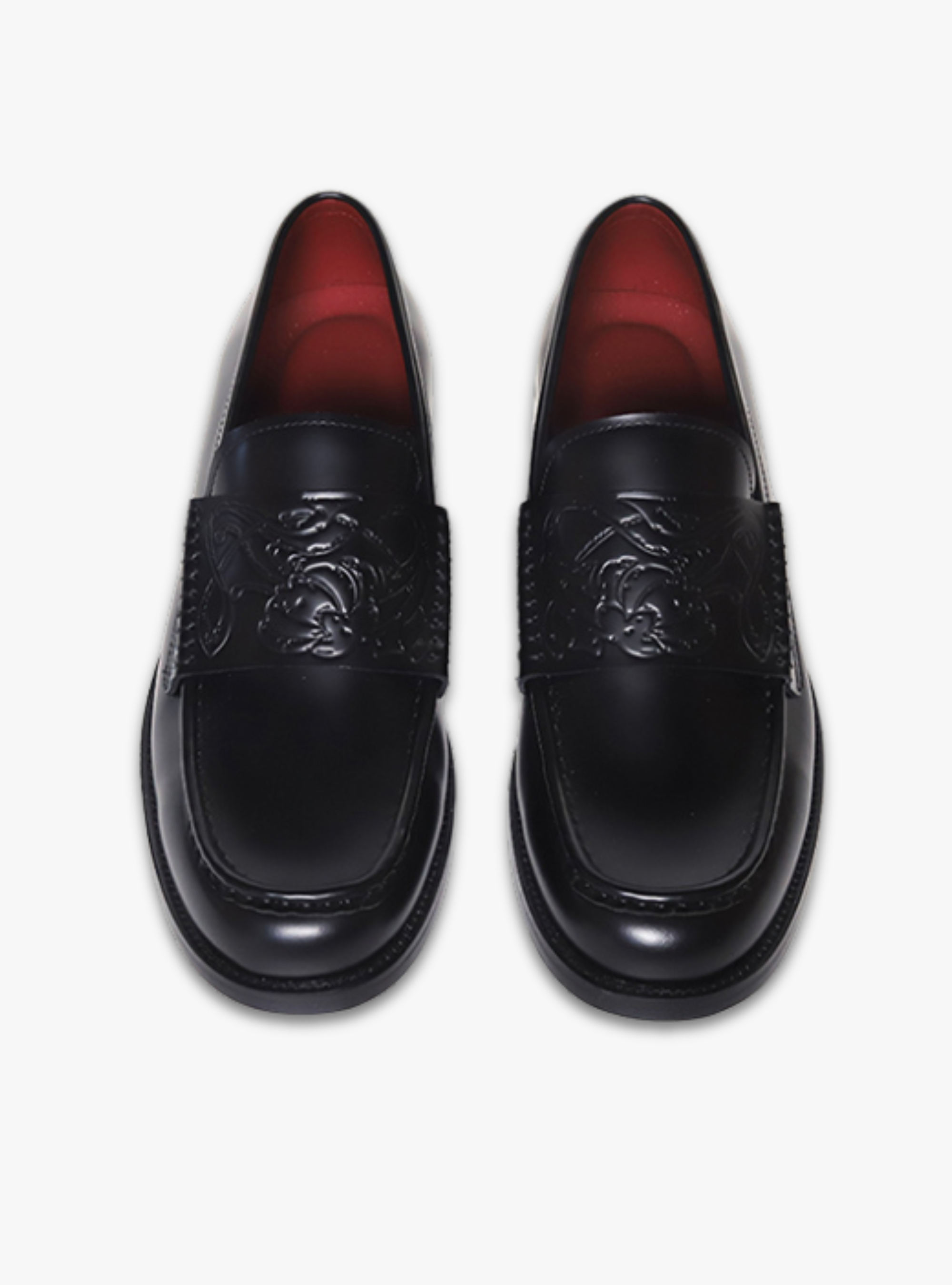 SHENLV STUDIO Vampire embossed cowhide loafers