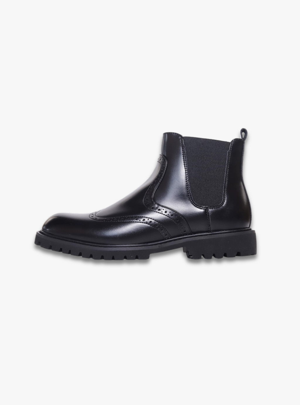 SHENLV STUDIO British High-top Pointed Chelsea Boots