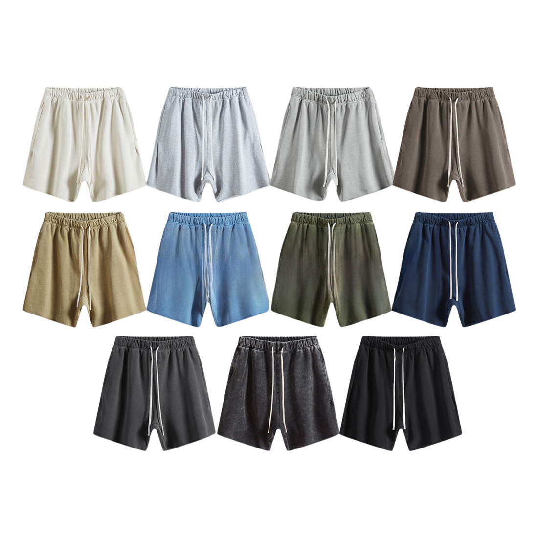 BE Rolled 385G 100% Cotton Shorts