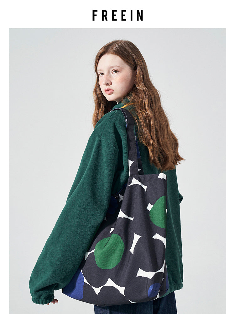 FREEIN Polka Dot canvas bag