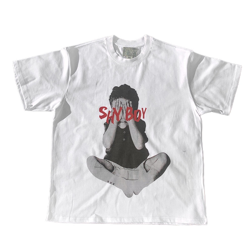 Wang Youbing Studio! SHY BOY 260g 100% Cotton Tee