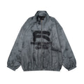 #OVDY Street Wear Digital Printed Stand Collar Dropped Shoulder Oversize Jacket