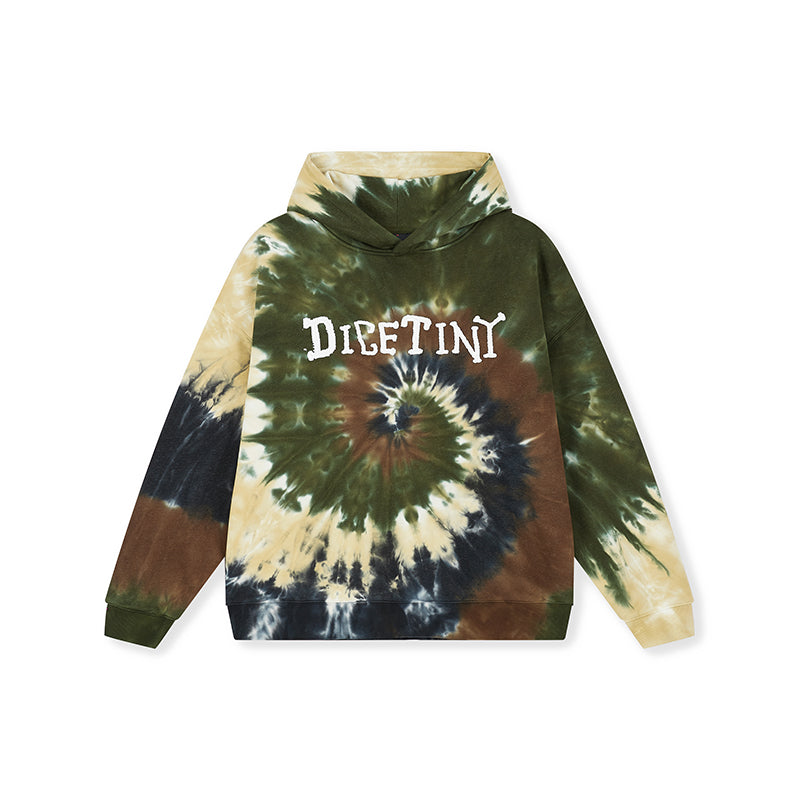 DICETINY tie-dye swirl Hoodie