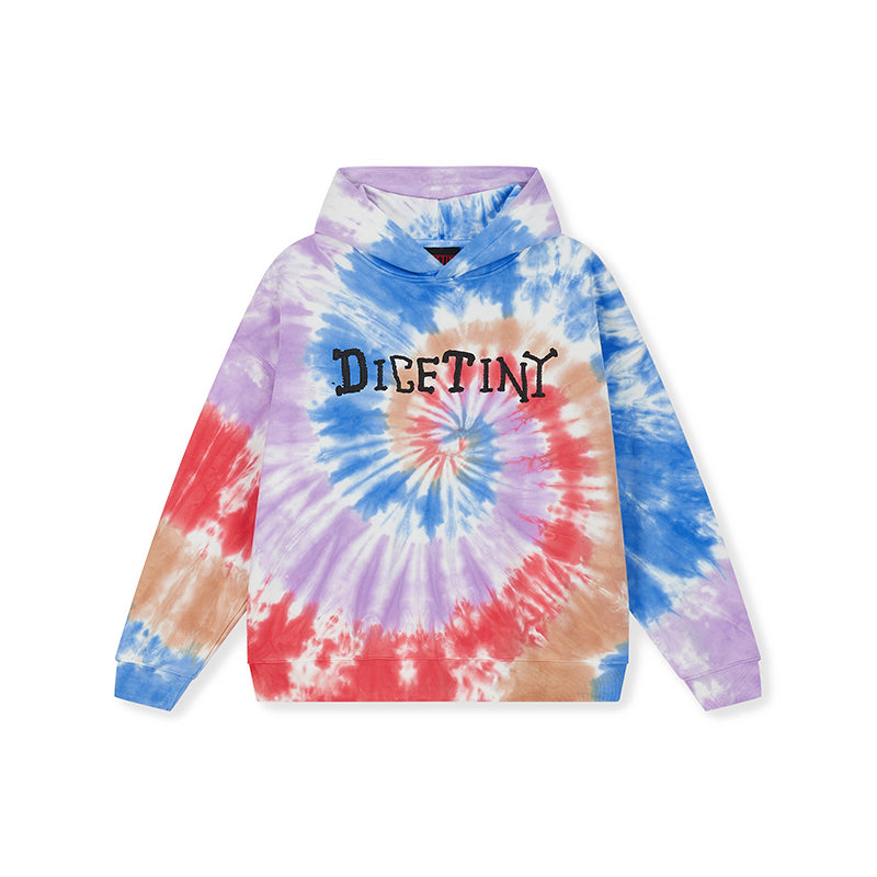 DICETINY tie-dye swirl Hoodie