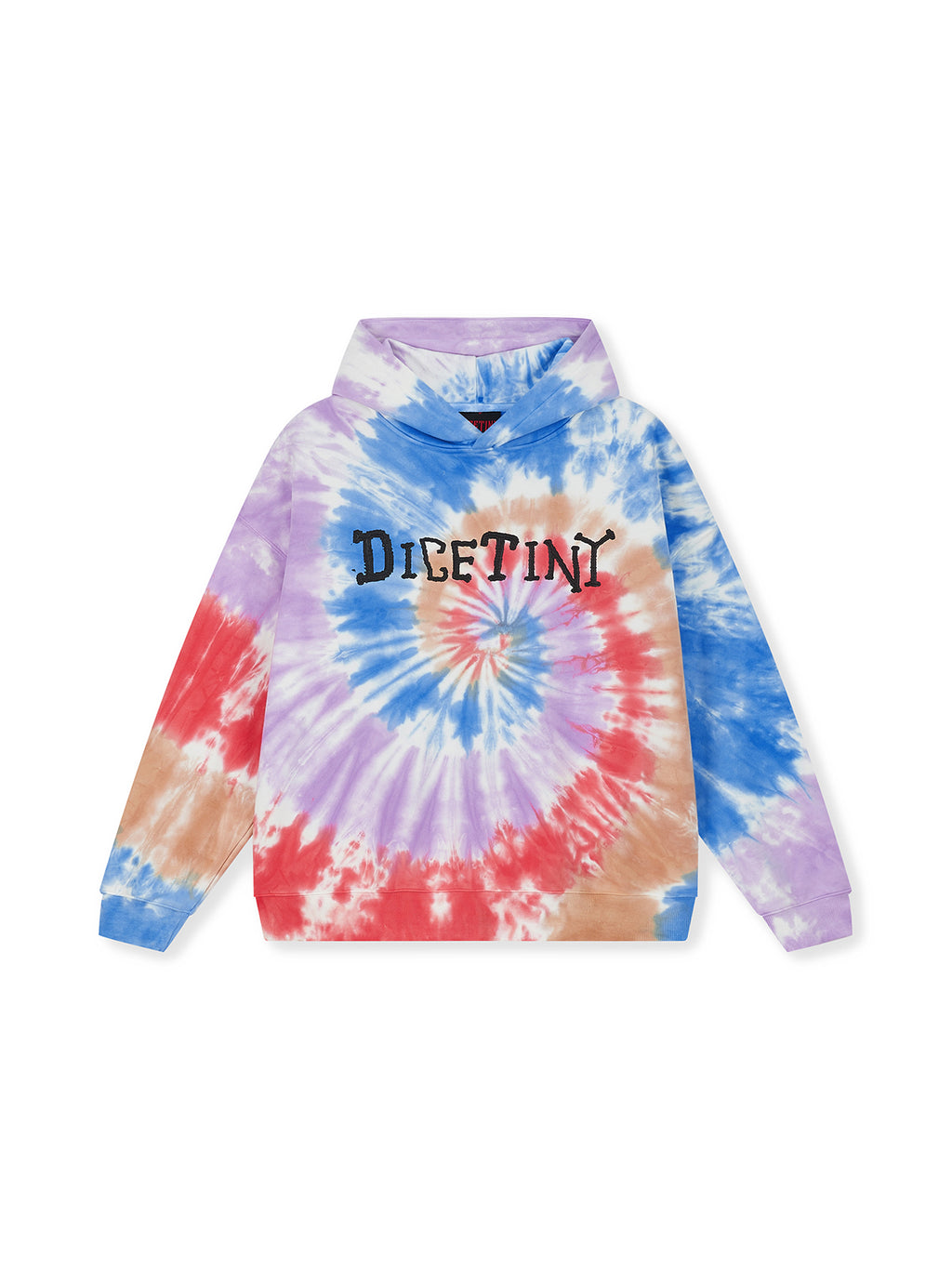 DICETINY tie-dye swirl Hoodie