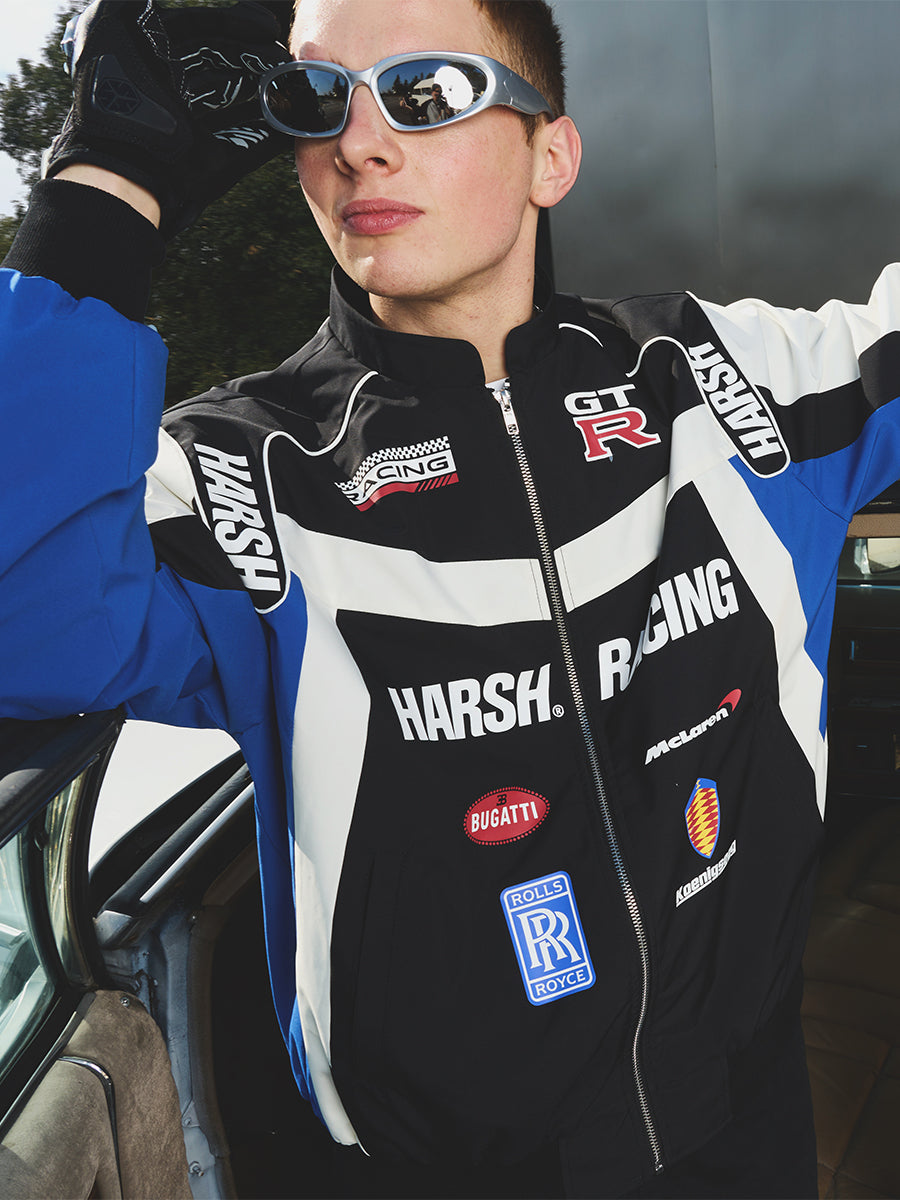 Harshandcruel loose racing jacket