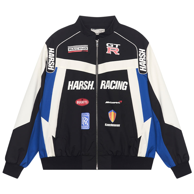 Harshandcruel loose racing jacket